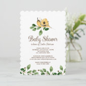 Niedlich Garden Snail Beve Party Einladung (Stehend Vorderseite)