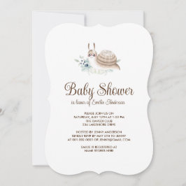 Niedlich Garden Snail Cinnamon Bun Party Einladung