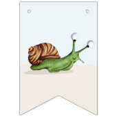 Niedlich Garden Snail Kinder Happy Birthday Wimpelkette (Erste Fahne)