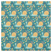 Niedlich Garden Snail Pattern Stoff (Muster)