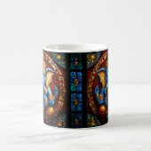 Niedlich Garnesh God Blue Mosaik gestanzter Glass Kaffeetasse (Mittel)