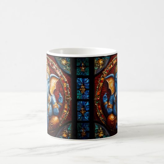 Niedlich Garnesh God Blue Mosaik gestanzter Glass  Kaffeetasse (Mittel)