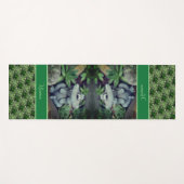 Niedlich Gartenfrosch Sukkulärer Garten Personalis Yogamatte (Vorderseite (Horizontal))