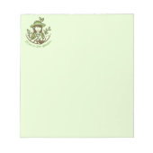 Niedlich Gartengarten Notizblock (Vorderseite)