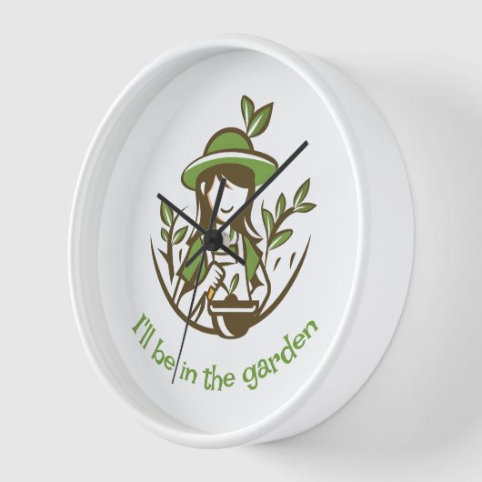 Niedlich Gartengarten Uhr (Winkel)