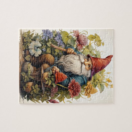 Niedlich-Gartengnome Puzzle (Horizontal)