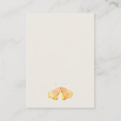 Niedlich Gartenschmetterbücher für Babydusche Begleitkarte (Rückseite)