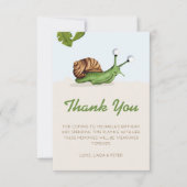 Niedlich Gartensegler Natur Dankeskarte (Vorderseite)