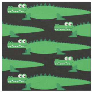 Niedlich Gators Kids Alligator Krokodile Cartoon Stoff