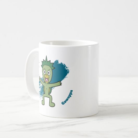 Niedlich Gawappa Yokai Kaffeetasse (Vorderseite Links)