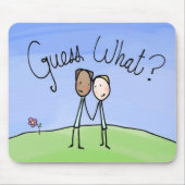 Niedlich Gay Couple raten was Mousepad (Vorne)