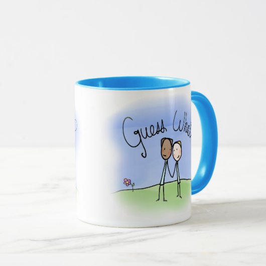 Niedlich Gay Couple raten was Tasse (VorderseiteRechts)