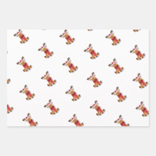 Niedlich Gazelle Geschenkpapier Set (Vorderseite)