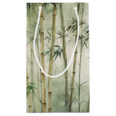 Niedlich gefährdeter handgemalter Roter Panda Kleine Geschenktüte (Rückseite)