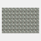 Niedlich geflieste Kaffeebohnen Geschenkpapier Set (Vorderseite 3)