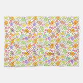 niedlich geflieste Ostersonneneier Geschirrtuch (Horizontal)