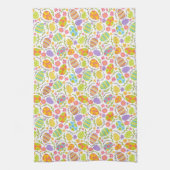 niedlich geflieste Ostersonneneier Geschirrtuch (Vertikal)