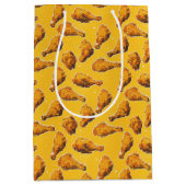 Niedlich gefliestes Hühnermuster Mittlere Geschenktüte (Vorderseite)