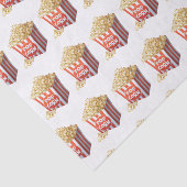 Niedlich gefliestes Popcorn-Party Seidenpapier (Ausschnitt)