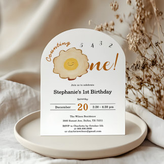 Niedlich gefrorenes Ei 1. Geburtstag Einladung
