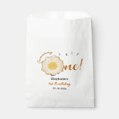 Niedlich gefrorenes Ei 1. Geburtstag Geschenktütchen (Vorderseite)