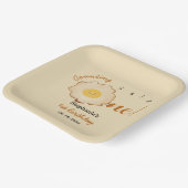 Niedlich gefrorenes Ei 1. Geburtstag Pappteller (Gewinkelt)