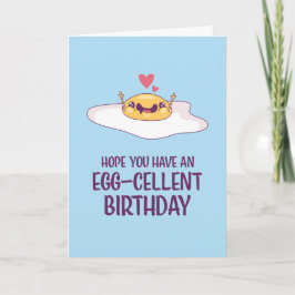 Niedlich gefrorenes Ei Pun Egg cellent Funny Birth Karte