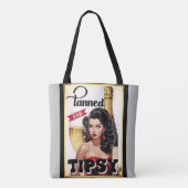 Niedlich gegerbt und Tipsy Pinup Tasche (Rückseite)