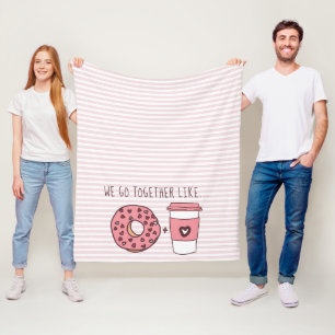 Niedlich gehen wir zusammen Donuts & Coffee Fleece