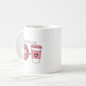 Niedlich gehen wir zusammen wie Donuts & Coffee Va Kaffeetasse (Vorderseite Links)