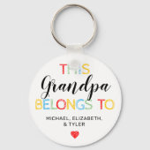 Niedlich gehört dieser Opa zum Schlüsselanhänger (Vorderseite)