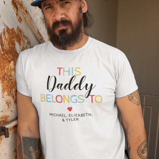Niedlich gehört dieser Papa T-Shirt
