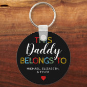 Niedlich gehört dieser Papa zum Schlüsselanhänger (Vorderseite)