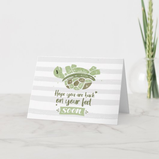 Niedlich geht es bald gut und hofft, dass ihr wied karte (Vorderseite)