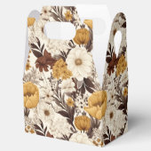 Niedlich gekachelte Boho-Blume Geschenkschachtel (Geöffnet)