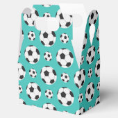 niedlich gekachelte Fußballsportart Geschenkschachtel (Geöffnet)