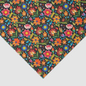 Niedlich gekachelte mexikanische Fiesta-Blume Seidenpapier (Ausschnitt)