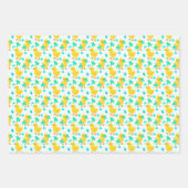 niedlich gekachelte Party-Wrapping Paper Sheets Geschenkpapier Set (Vorderseite 3)