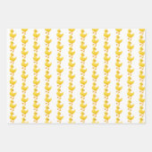 niedlich gekachelte Party-Wrapping Paper Sheets Geschenkpapier Set (Vorderseite 2)