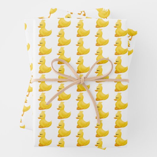 niedlich gekachelte Party-Wrapping Paper Sheets Geschenkpapier Set (Beispiel)