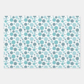 Niedlich gekachelte Polka dot Party Wrapping Paper Geschenkpapier Set (Vorderseite 2)