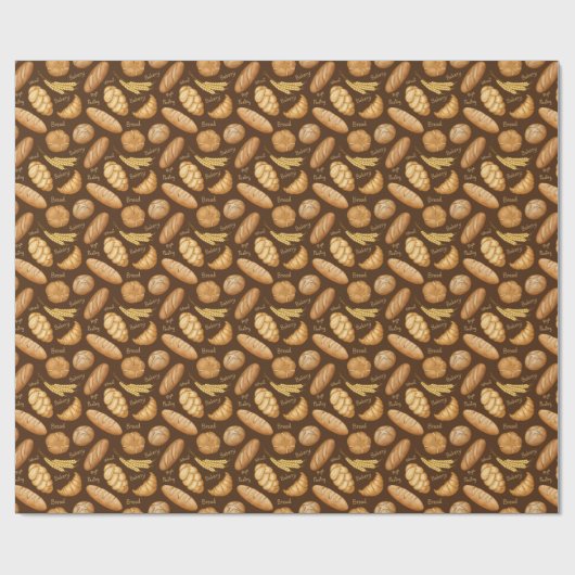 niedlich gekacheltes Backmuster Geschenkpapier (Flach)