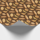 niedlich gekacheltes Backmuster Geschenkpapier (Ecke)