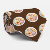 Niedlich gekacheltes Backmuster Krawatte (Gerollt)