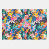 Niedlich gekacheltes japanisches Muster Geschenkpapier Set (Vorderseite 2)