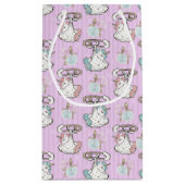 niedlich gekacheltes Kinderspielzeug Kleine Geschenktüte (Rückseite)