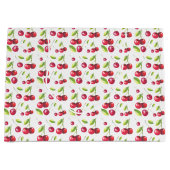 niedlich gekacheltes Kirschmuster Party Große Geschenktüte (Vorderseite)