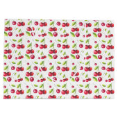 niedlich gekacheltes Kirschmuster Party Große Geschenktüte (Rückseite)