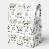 niedlich gekacheltes Panda-Party Kleines Geschenkschachtel (Geöffnet)