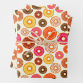 niedlich gekacheltes Party Geschenkpapier Set (Beispiel)